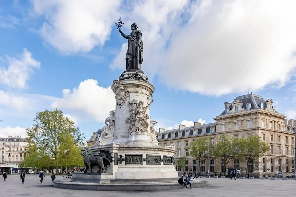A43 Republic # 1Bedroom # Marais # Paris03 # Ac Apartmán Paříž